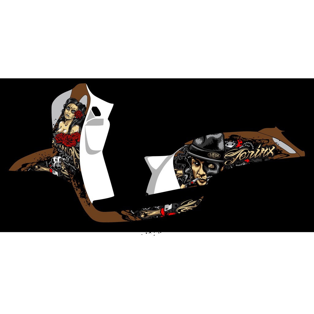 DECAL SCOOPY KARBU DECAL SCOOPY FI