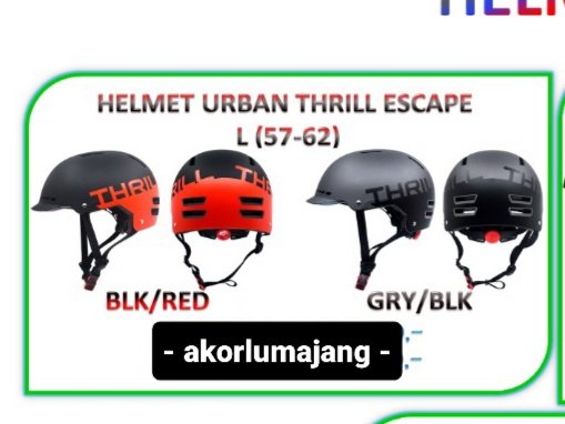 HELM HELMET SEPEDA URBAN MTB LIPAT SELI MINION THRILL ESCAPE