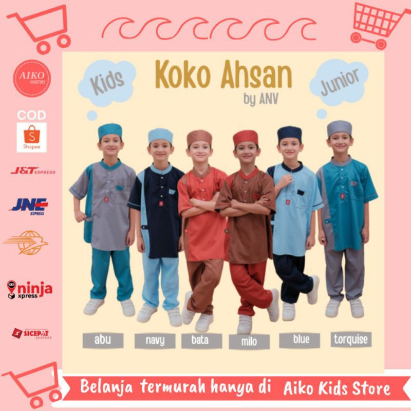 ⭐ AKS ⭐ Setelan Koko Ahsan Kids Junior by Ahsan