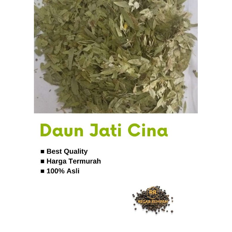 

[200 gram] Teh Daun Jati Cina / Daun Senna untuk pelangsing