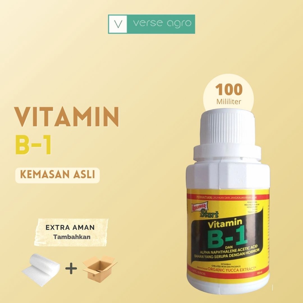 Grosir Pupuk Vitamin B1 Liquinox Tanaman Isi 100 Ml Bunga ZPT Anti Stress (1 Dus)