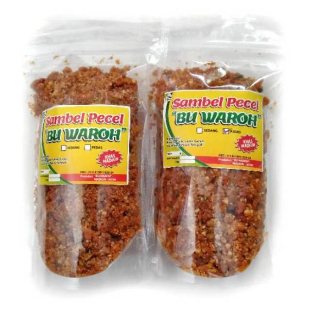 

COD Bumbu Sambel Pecel Madiun Bu Waroh 120 gr