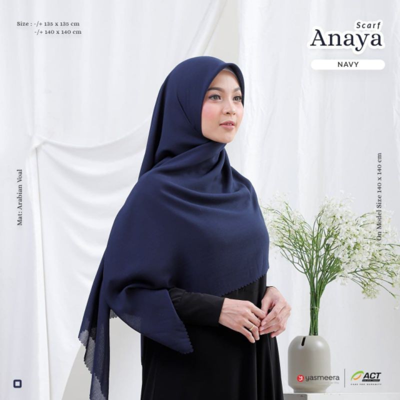 Jilbab muslimah Anaya Scarf by yasmeera
