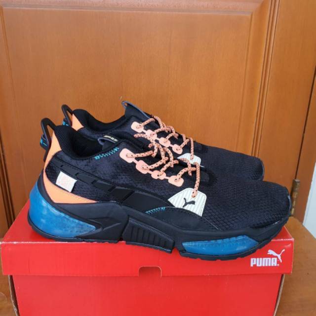 puma lqdcell black orange
