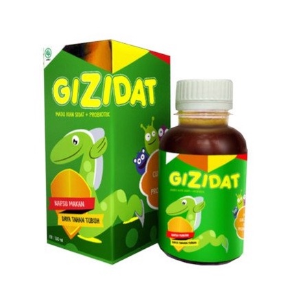 Gizidat Asli Original Madu Anak Ekstrak Ikan Sidat Plus Probiotik Penambah Nafsu Makan &amp; Imunitas