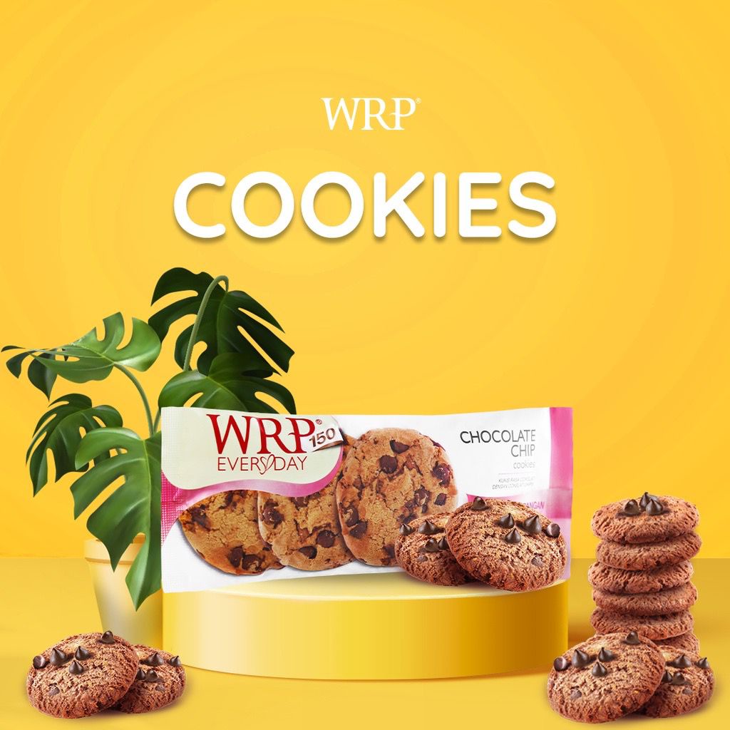 WRP COOKIES Chocolate Chip / Edam Keju Everyday 30g SACHET Cemilan Diet Sehat