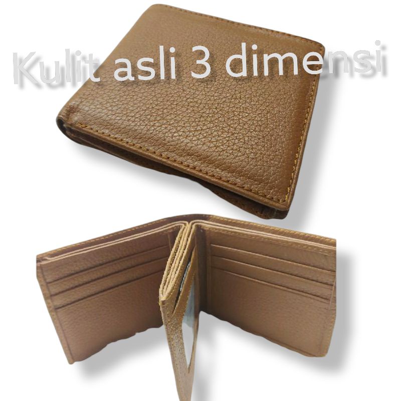 DOMPET KULIT SAPI ORIGINAL  3 DIMENSI