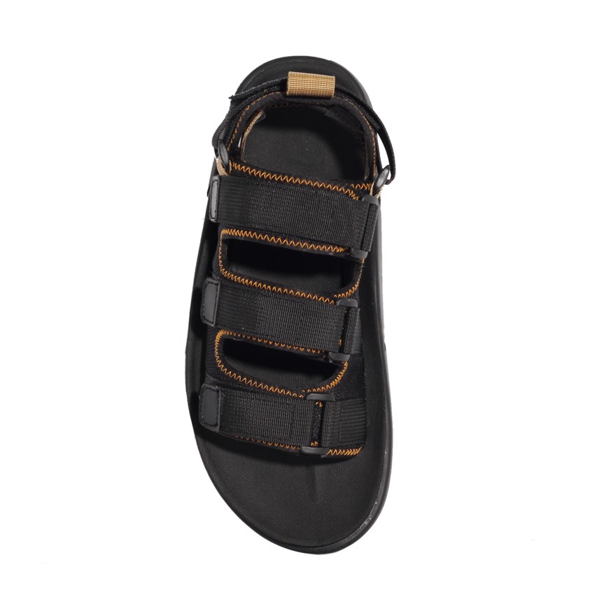 Ashurra Ocean Full Black | Sandal Gunung Original Santai Kasual Pria Cowok Sendal | FORIND Lvnatica