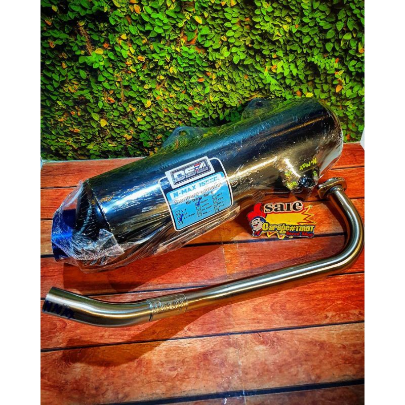 Knalpot Daeng Sai 4 V3 Yamaha Nmax 155 Old New Black End Cup Blue Leheran Stainles Original DS4 Thai