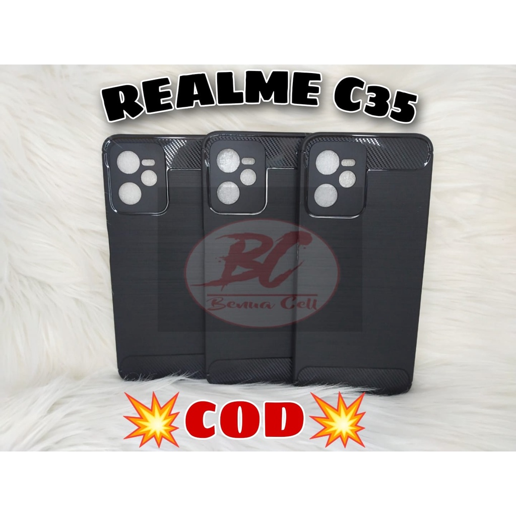 REALME C35 - CASE IPAKY KARBON SOFTCASE SLIMFIT REALME C35 - BC