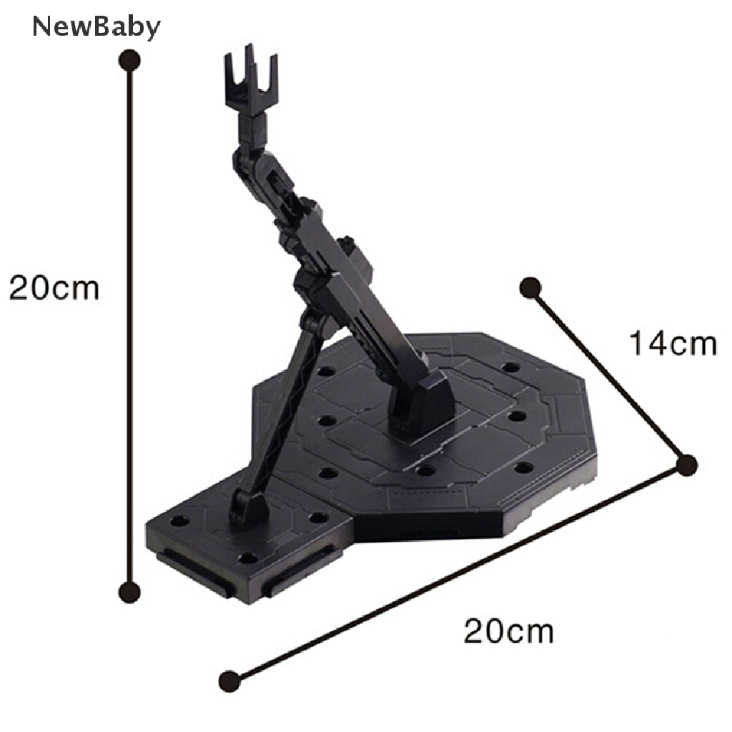 Stand Bracket Display Action Figure Bayi Adjustable Untuk 1 / 144 HG / RG / MG