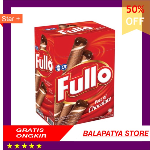 

BEST SELLER !!! fullo coklat wafer dan fanilla milk isi 24pc