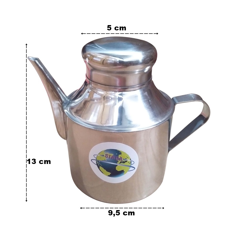 FM - Teko Sindia MULTI - PURPOSE Pot Stainless Steel - 24oz /Teko Unik/Teko Mini/Teko Stainless Steel