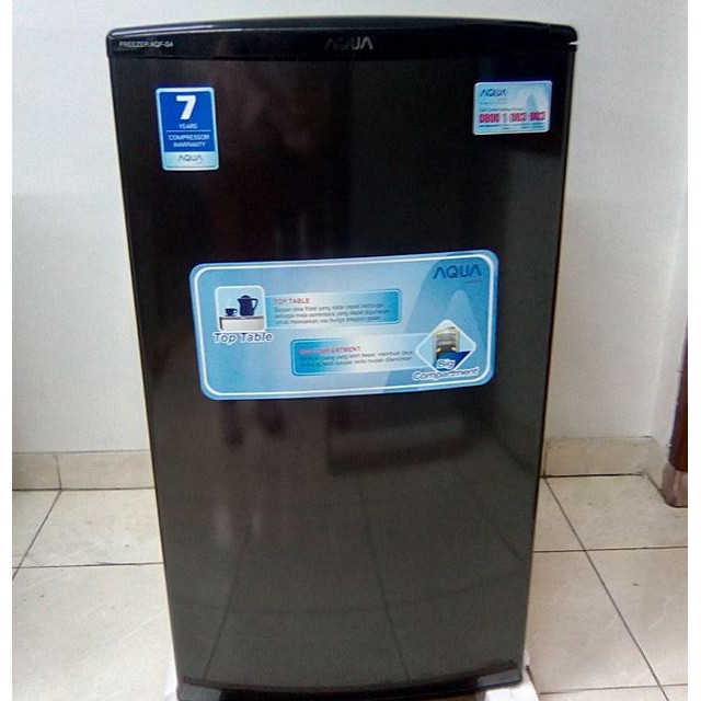 Kulkas Freezer Aqua Aqf-S4 4 rak 80 watt 121 liter es batu asi