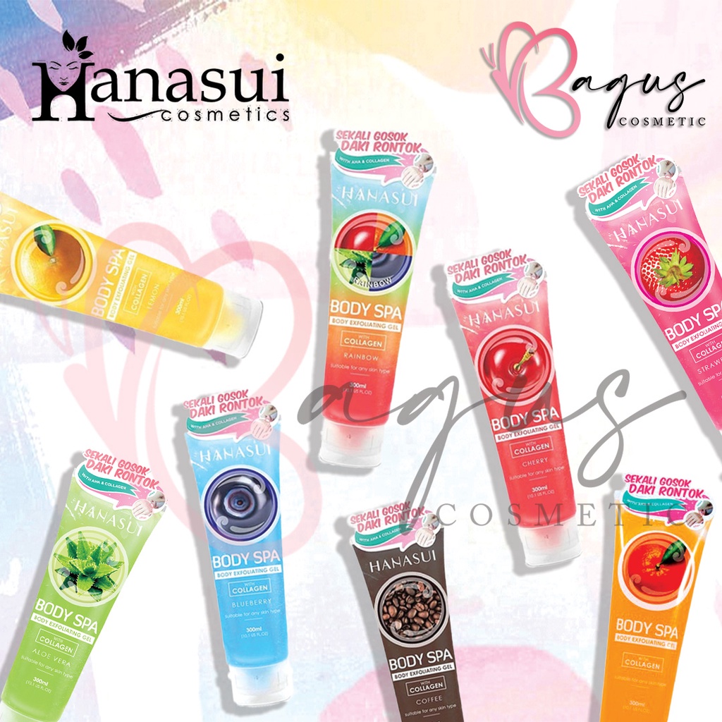 ⭐BAGUS⭐ BODY SPA HANASUI BPOM / BODY SPA PERONTOK DAKI / SPA HANASUI