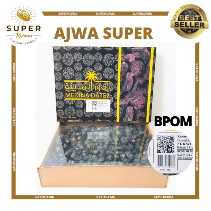 

TERLARIS Kurma Ajwa Al-Madinah Kualitas SUPER 100% ASLI MADINAH 5kg/KURMA 1KG/KURMA BARARI/KURMA RUTHOB/KURMA BAM/KURMA PALM FRUIT/KURMA TANGKAI/KURMA AZWA/KURMA SUKKARI/KURMA SAFAWI/KURMA TUNISIA/KURMA MUDA KUNING/KURMA MUDA HIJAU/KURMA MEDJOL/KURMA