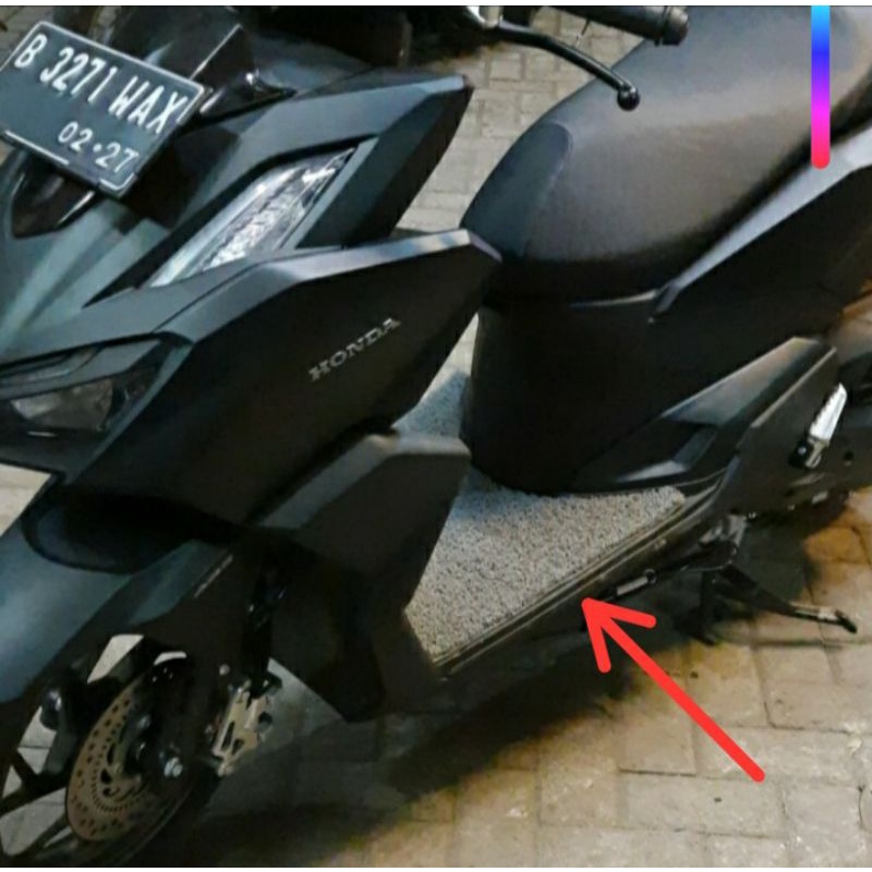 Bordes Vario 160 Karpet pijakan kaki Vario 160 Alas kaki Vario 160 PNP Model Mie