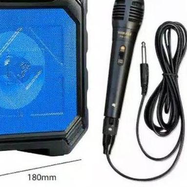 ☄ SPEAKER BLUETOOTH +MIC KARAOKE YD 668 WIRELESS BLUETOOTH BASS PLUS MIC ➯