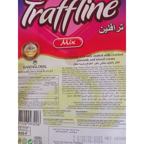 Coklat Turki Arab Truffle 1Kg Oleh Oleh Haji Umroh Distributor Nawidashopjkt