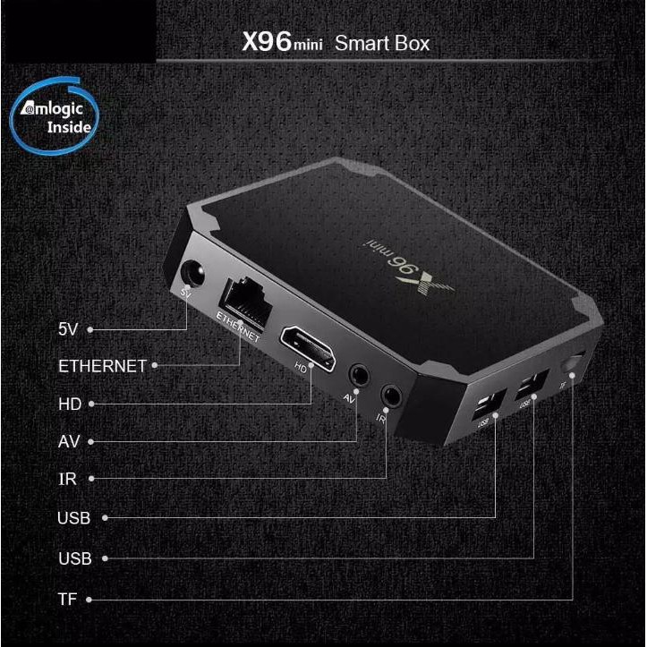 X96 Mini TV BOX Quad Core Android 7.1 Box WiFi HDMI RAM 2GB