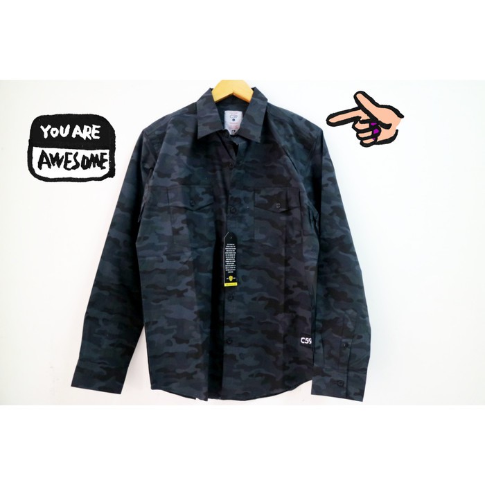 kemeja Cammo "superior quality C59" bahan katun