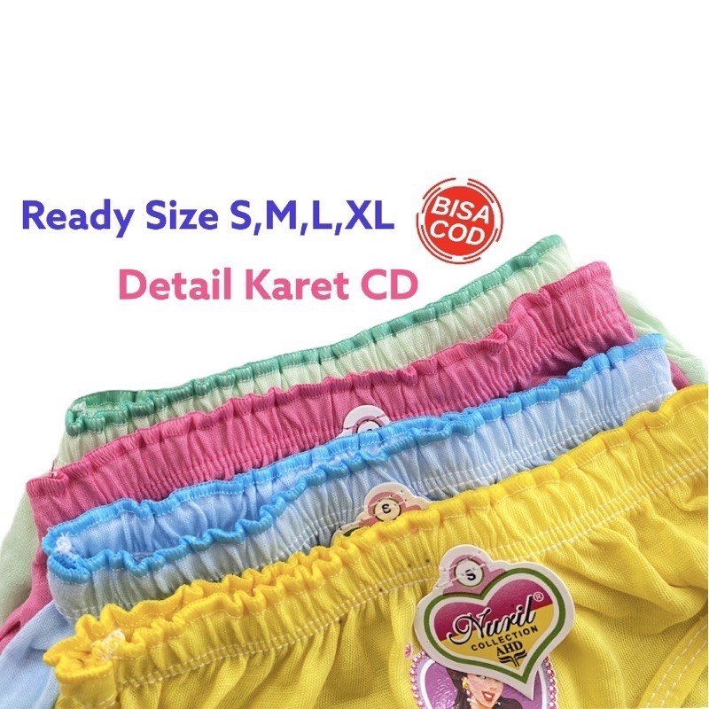 6 PCS CD KANCUT CELANA DALAM ANAK PEREMPUAN CEWEK  BAHAN ADEM / BOKSER ANAK CEWEK