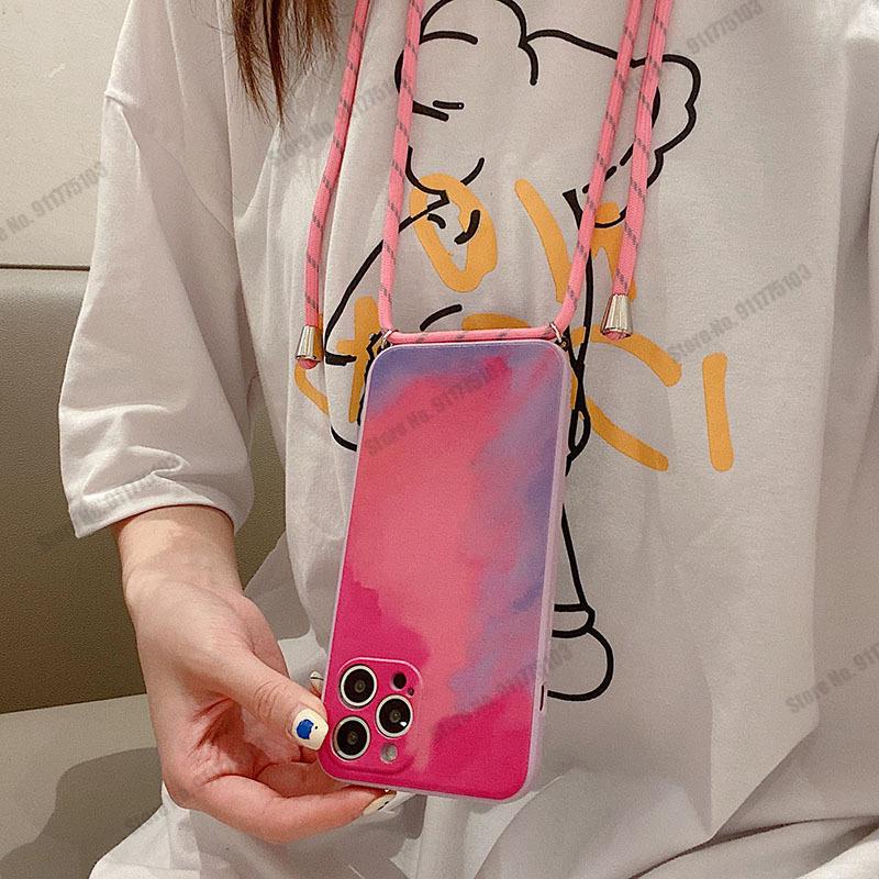 CASE WATER LANYARD SAMSUNG S20 FE S20FE LENS COVER WATERCOLOR FULLPRINT PAINTING EDGE SQUARE CASING