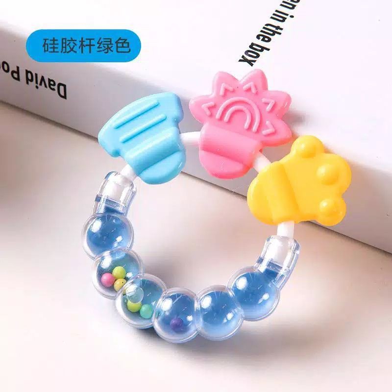 1 pcs RATTLE TEETHER GELANG Mainan BISA BUNYI BABY GROW BY CARTER SUDAH SNI