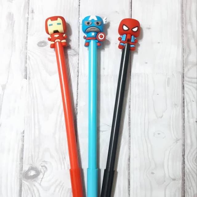 

PULPEN GEL FANCY UNIK LUCU KARAKTER MARVEL AVENGER
