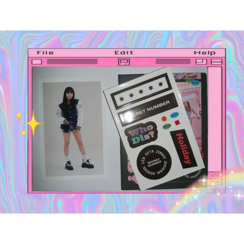 Who Dis Secret Number Album Profile Card Sticker