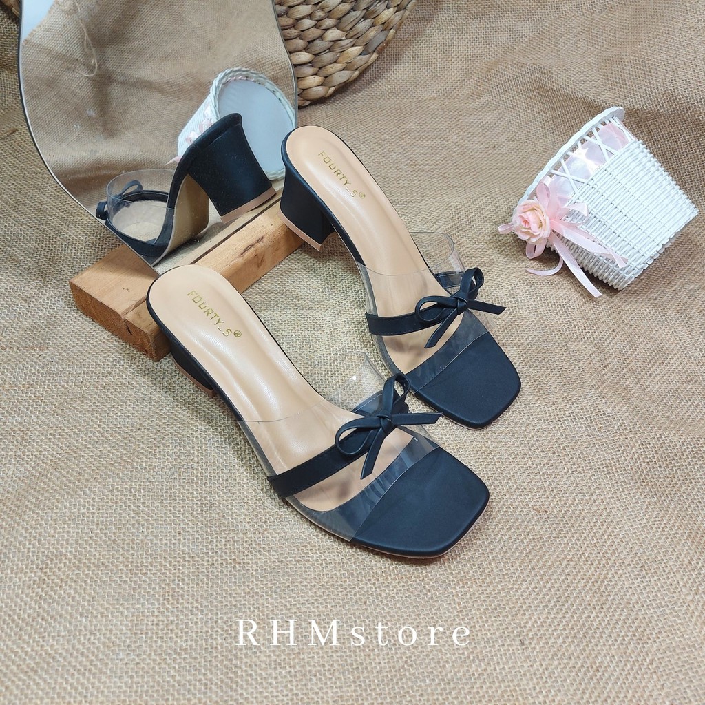 RHM Heels Wanita Mika Bening 5 cm GB 49