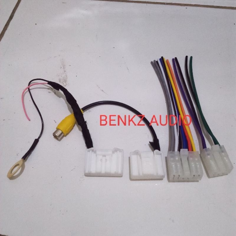 Soket soket kabel head unit toyota avanza calya