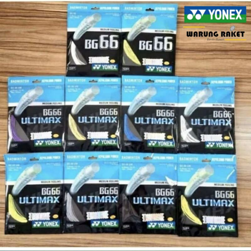 Senar badminton Bg 66 Ultimax dan Bg 66 Brillian ORI