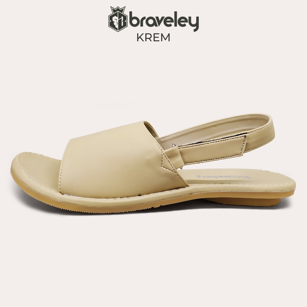 SEPATU SANDAL WANITA KARET NON SLIP / SENDAL TALI BRAVELEY