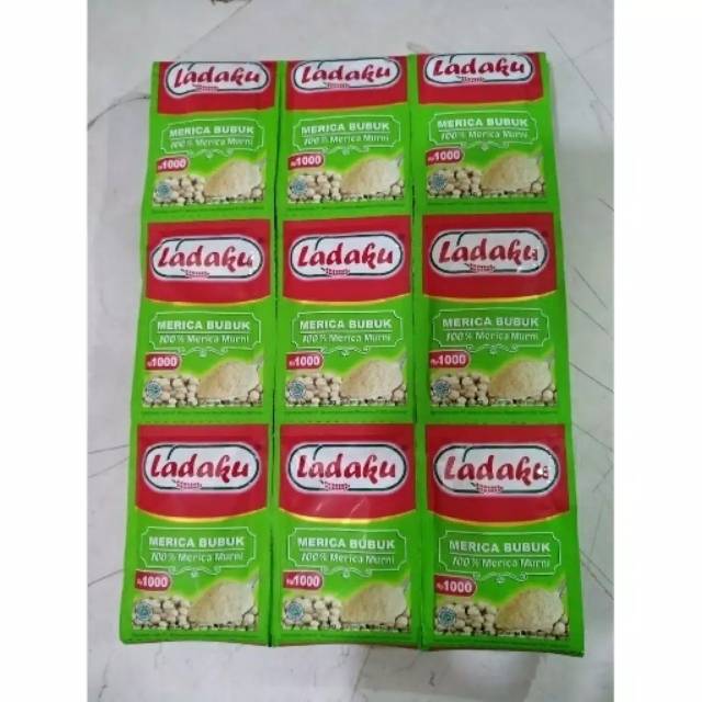 

Merica bubuk Ladaku | Ladaku serenceng 12pcs x4gr| lada bubuk