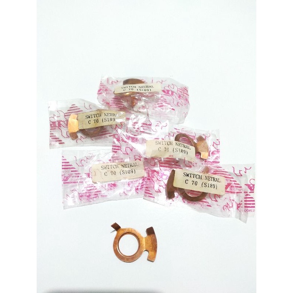 Plat Kuningan Switch Indikator Netral Honda ASTREA STAR PRIMA GRAND