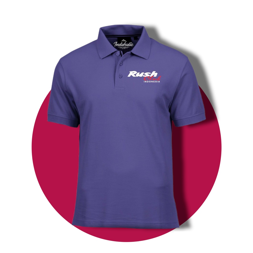 Indoholic Atasan Baju Pakaian Pria Kaos Kerah Polo Shirt Poloshirt Olahraga Sport Otomotif Wanita Original Katun Pique 100% Garuda HUT RI Timnas Indonesia