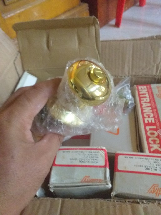 Kunci Pintu Kamar Mandi Murah/kunci Bulat Kb(2204)
