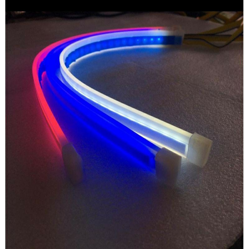 lampu led drl running 60cm alis mobil motor