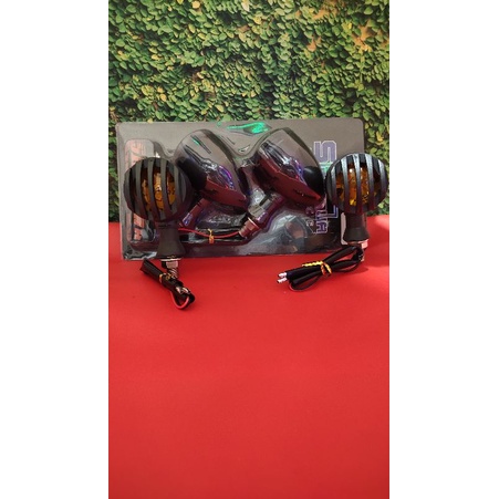 2pcs SEIN RETENG CUSTOM JAPSTYLE CB MODEL TRALIS CLASSIC KACA BENTUK CRYSTAL D-118 bahan plastick