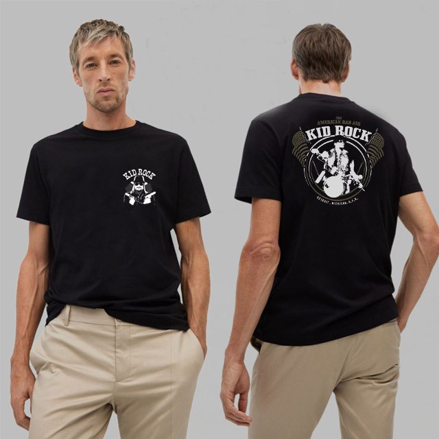 Kaos Kid Rock Tshirt Casual Unisex T-SHIRT Bahan Katun