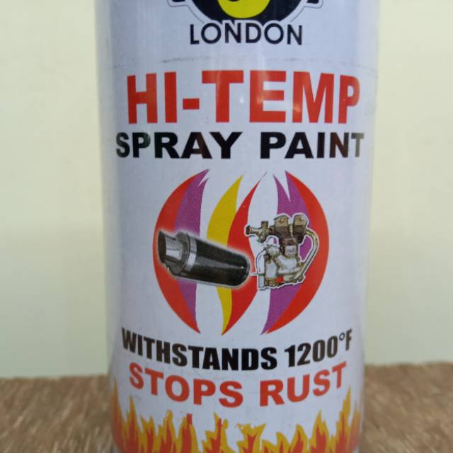 Pilok pilox hi temp warna silver tahan panas 150cc
