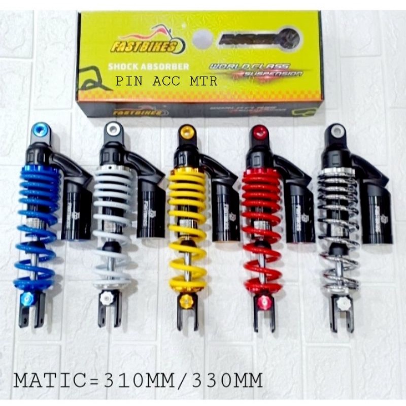 SHOCK BREAKER BELAKANG TABUNG ATAS METIC 56-310MM/330MM FASTBIKES/MODEL COPY RCB