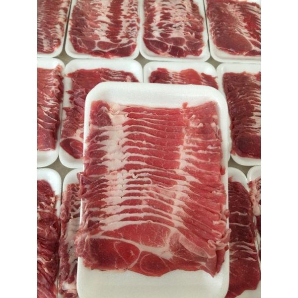 

pork shoulder slice /kapsim slice