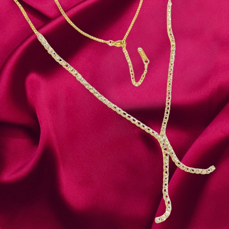 kalung titanium //kalung nagita//kalung full permata//kalung aurell