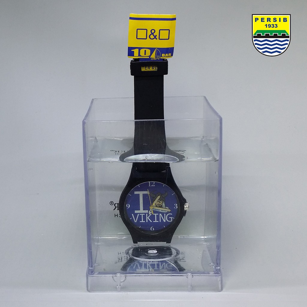 JAM TANGAN PERSIB I  VIKING ANTI AIR (+BOX JAM BB &amp; +BATREI CADANGAN)