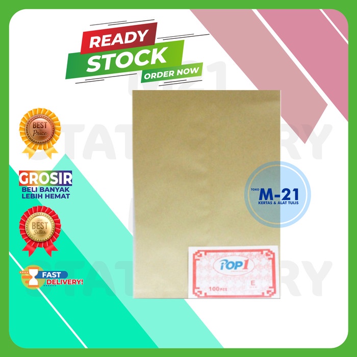 

AMPLOP KRAFT SAMSON E POP1 (EXSTRA FOLIO)