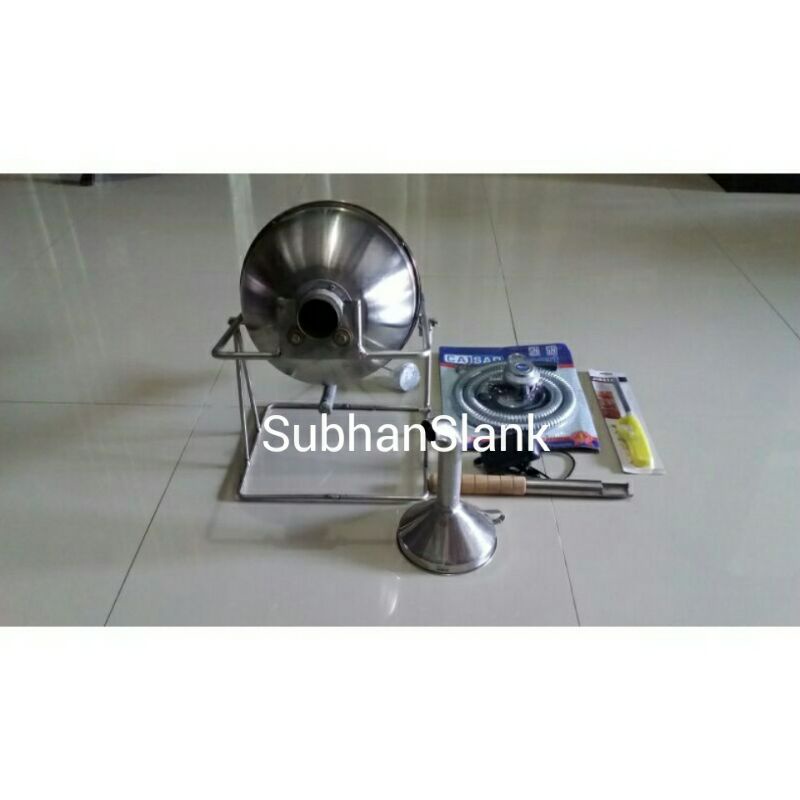 Roasting Kopi 1,5kg s/d 4kg DC 12 Volt Full Stainlees plus kompor jos