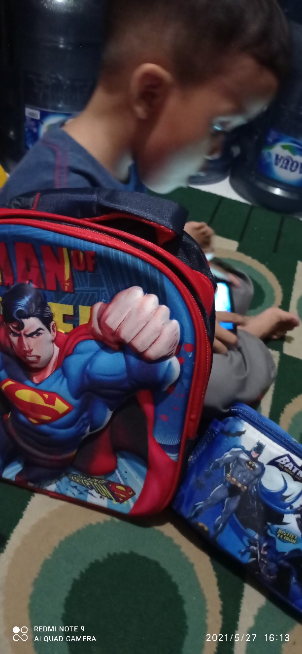 Tas Lunchbox Lunchbag Selempang Bekal Makan Anak Anak Aluminium Foil