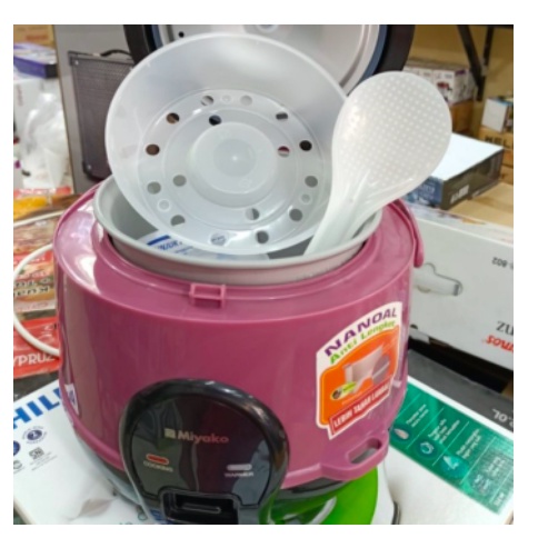 [ Miyako ] Rice Cooker / Magic Com Mini Miyako 3 in 1 MCM 606 A / B - 0,6L